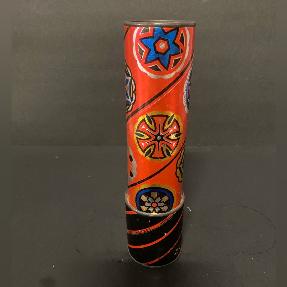 Colorful Kaleidoscope with Geometric Patterns 1969’s Pixie Toy Vintage